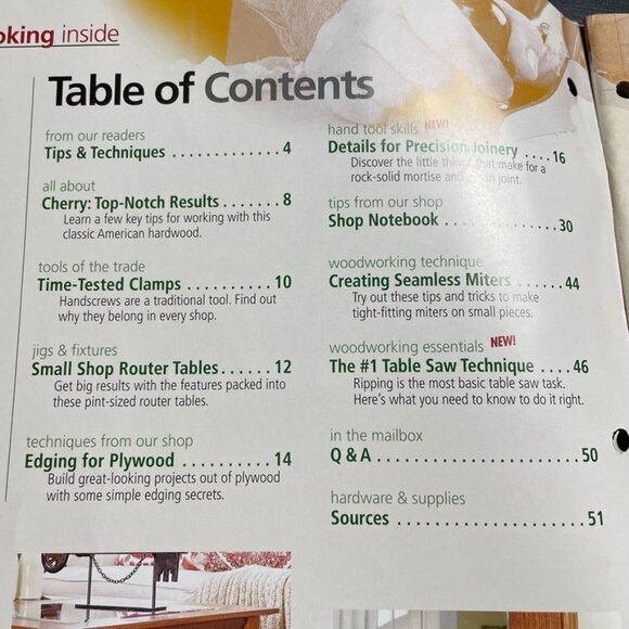 Woodsmith Woodworking Magazine u Vol 35  Issue 209 Oct Nov 2013 Seamless Miters - Picture 4 of 8